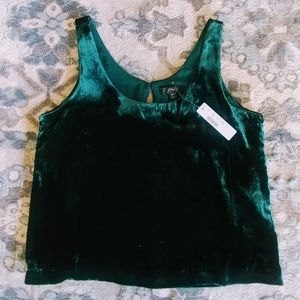 J.Crew Velvet Tank Top